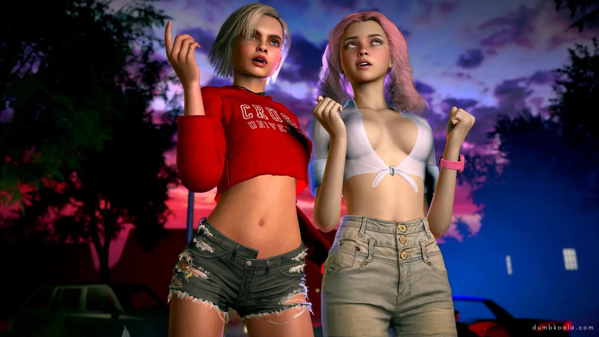 Summer is making us all sweat, but the heat never ends at DK Towers!

A huge month for our longest running story, CRUSH, but we will get to that soon enough. First let's take a looksie back at that super sexy May madness:

May

My Virtual Koalas got to risk it all with the Luciano girls with the salaciously bad Sally and the ever mischievous and manipulative Effy! 

You begged and pleaded and I gave in to your many demands to make a full set out of Amanda's sweaty sparring session in the gym filled with risky selfies and even riskier orgasms in BELOW THE BELT!  

The incredible CRUSH THE GAME v0.4 landed with exclusive content, branching paths, and a cliffhanger that will leave you begging for more! 

Holly is in disgrace after losing sexual control all over Luc Marveau's studio floor! And, with his muse's shocking surprise orgasm still fresh in his mind, poor blind Luc lost his memory of Holly's stunning body. How will he get it back in TOUCH PART DEUX?  

Frey knows what you nasty pervs really want - feet pics! So, in this super naughty little set you let Freya indulge you with almost 100% feet pictures as she pleasured herself thinking of you going wild in MY BEST FEETURE!  

The gang had to put their heads together, share what they learned, and try and work out where the hell Harper is being held in CRUSH - THE GANG MASS DEBATES!  

Danni broke into Clara's Sky Lounge and had some fun! She's brought along her big red cock to play with and she made a big mess on her rival's shiny polished bar in COCK TALE!  

With her newly discovered humiliation kink burning strong, Raven let you follow her into the bathroom to watch her do... bathroom things! And this time she's brought a buzzy little bunny with her in BATHROOM CONFIDENTIAL! 

We also released the koala-coins.com website where you have a few more payment options to buy your trusty Koala Coins, and we started our affiliate program where you can help promote DK and earn up to 30%! Just click the apply button in your DK account now!

June

My beautiful Virtual Koalas voted for an eclectic pair this month. First, the always grumpy, always moody, and always looking to be humiliated Raven and, second, our MILF on the case Camilla cums into your VAM crew roster.

In this 'silent comic', Riley, Ivy, and Luna have all been earning extra credit with evening life drawing classes. Tonight they get to the interesting part - the model, Flynn, is going to be completely naked and one of the girls has a plan to get his dick big and hard for everyone to see in LIFE DRAWING CLASS!

Continuing your world tour with the ever elegant Erica, you find yourself in the presidential suite with DK's most glamorous girl. But before you get to enjoy Erica's sweet delights, she wants to tease, show off, and try out her new rabbit toy in CONTESSA!

Luna is finally set up in her new bedroom and it's a Kawaii gooning-cave masterpiece! She'd love to show off her masturbatorium to you, so she's deliberately covered her most sensitive body parts with band aids. But, of course, Luna missed one vital hole and soon gets sexually distracted in BAND AID!

Finally, it's the big one. You voted for your prime CRUSH suspect, and with only one vote in it, we're going after Sam! Let's see if the gang can follow the clues, find him, and uncover whatever secrets he's hiding in CRUSH - SUSPECT SAM!

And one last thing - we may need some beta testers for a little project we've been working on, so keep your eyes on DK for some exciting news!

Love you all,

Henny x