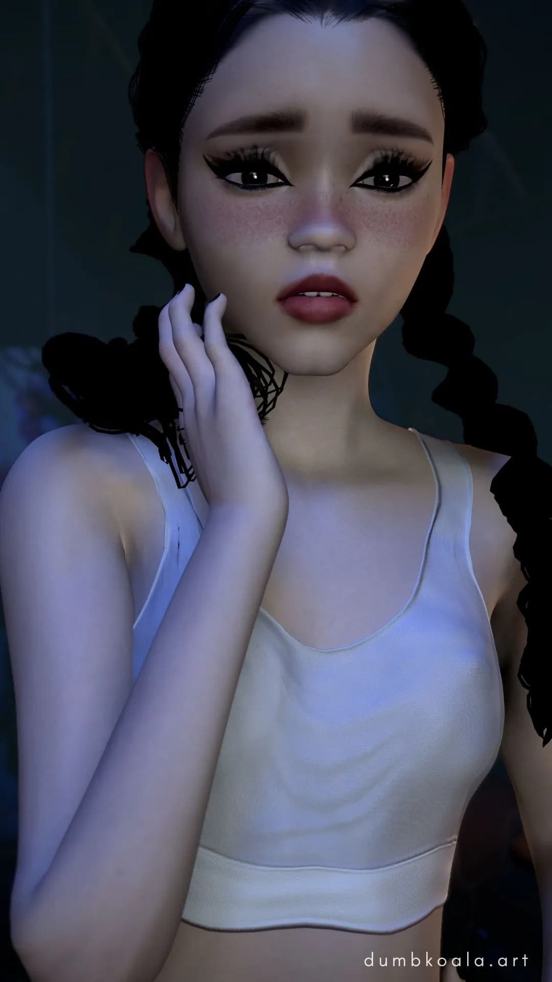 Edith, what are you doing on my bed and with my...

Find out what tomorrow!