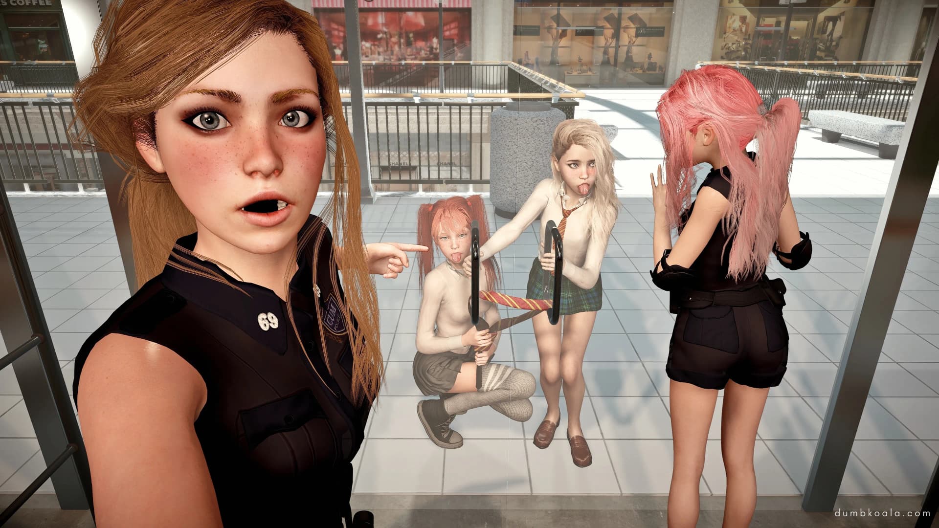 What the fuck are these little shits doing? 