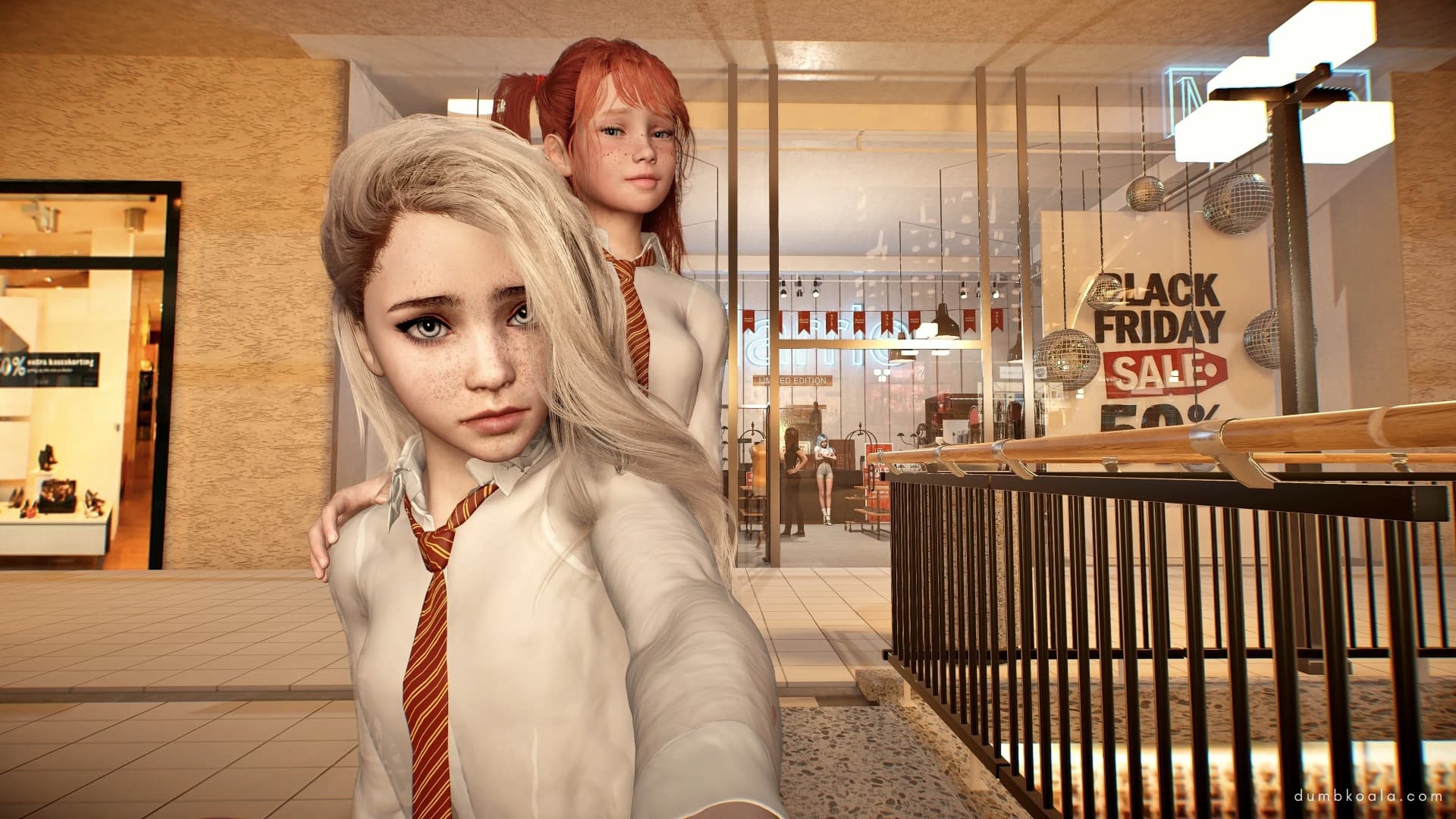 Eep! We’re here outside THAT store! 

Effy thinks we should grab some things and head on in to the changing room. Should we do it?

I hope Cassie doesn’t recognize me!