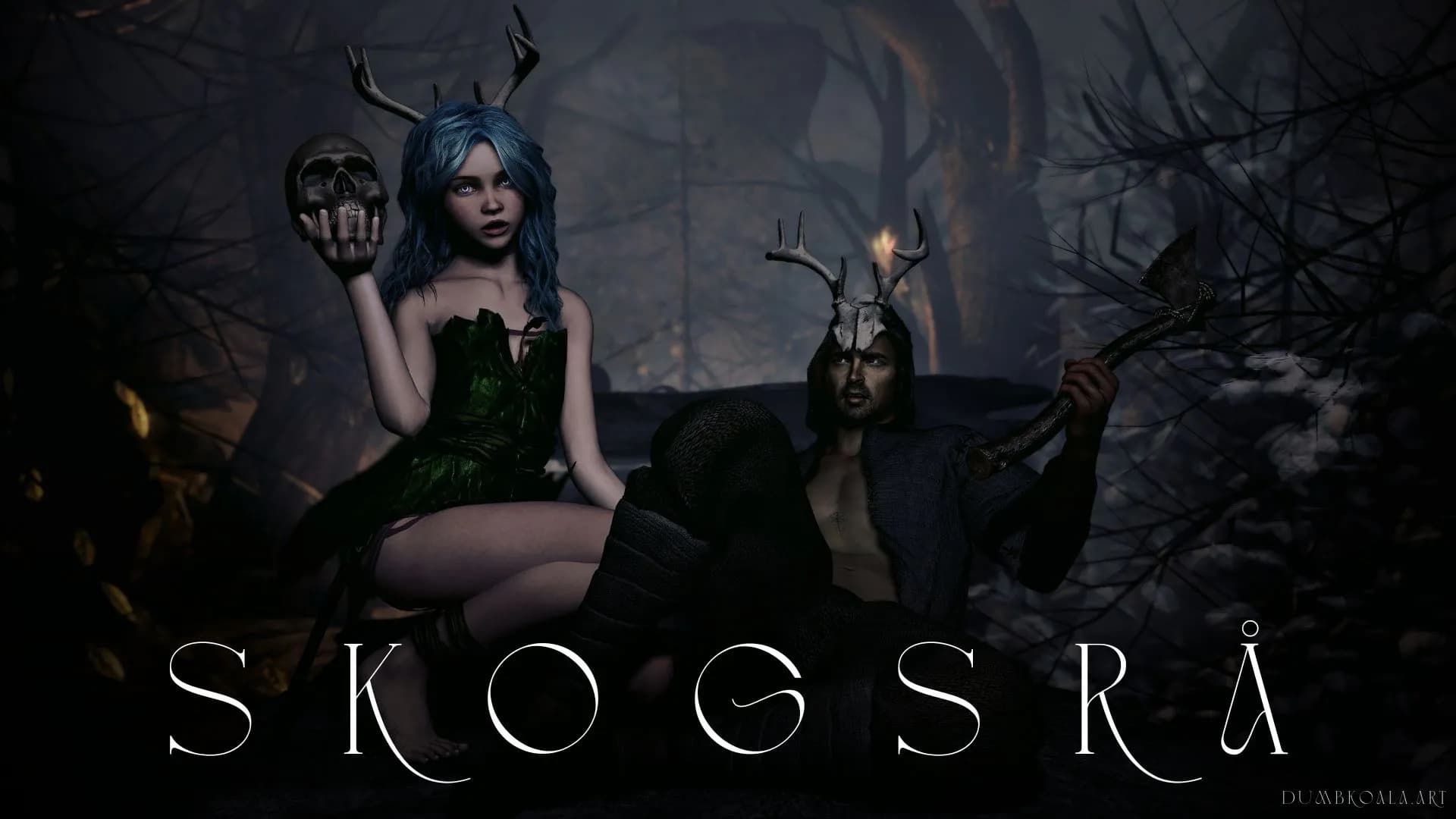 Skogsrå Out Now! 🌳🌲🥵💦

I've created a diabolical adventure for my dad. In the wilderness of my world awaits many dangers. 

Swedish folklore tells of a mysterious forest sprit known as Skogsrå. 

Her nymph-like beauty and irresistible youthful alure tempts lonely wanderers off the safety of the path and into the deep dark depths of the forest. 

Seduced by promise of sweet sexual delights, many have fallen victim to Skogsrå, their fate unknown, their return impossible. 

And yet her lust remains unsated. 

Cum venture into the forest and see if you can survive Skogsrå...