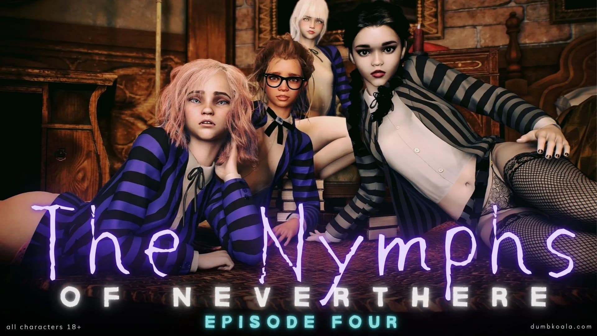 Tuesday, Edith, and Beatrix are in the Principal's office again, but this time they have the testimony of Mr. Rivers to back up their wild claims. He can verify their crazy story (that two psychotic succubae are roaming Neverthere feeding on students) and he is demanding action! However, with this kind of clear and present danger, the Principal locks down the school and sends the girls back to their dorms for their own safety, as the faculty conduct their own investigation. But Tuesday isn't going to give up that easily! She dispatches Edith to sniff around the boys' dorm, while she and Beatrix visit the sirens' dorm to interrogate a suspicious but super sexy siren who's been acting out of character. Cum scrutinize the clues with the determined Tuesday and her reluctant sidekicks...