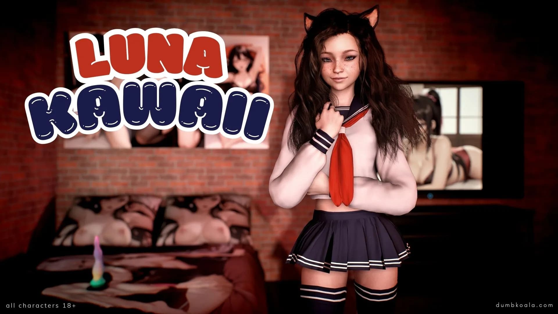 As no surprise to anyone, Luna is a little bit obsessed with anime and hentai! She can't get enough of kawaii girlies, their cute outfits, and their adorable titties!