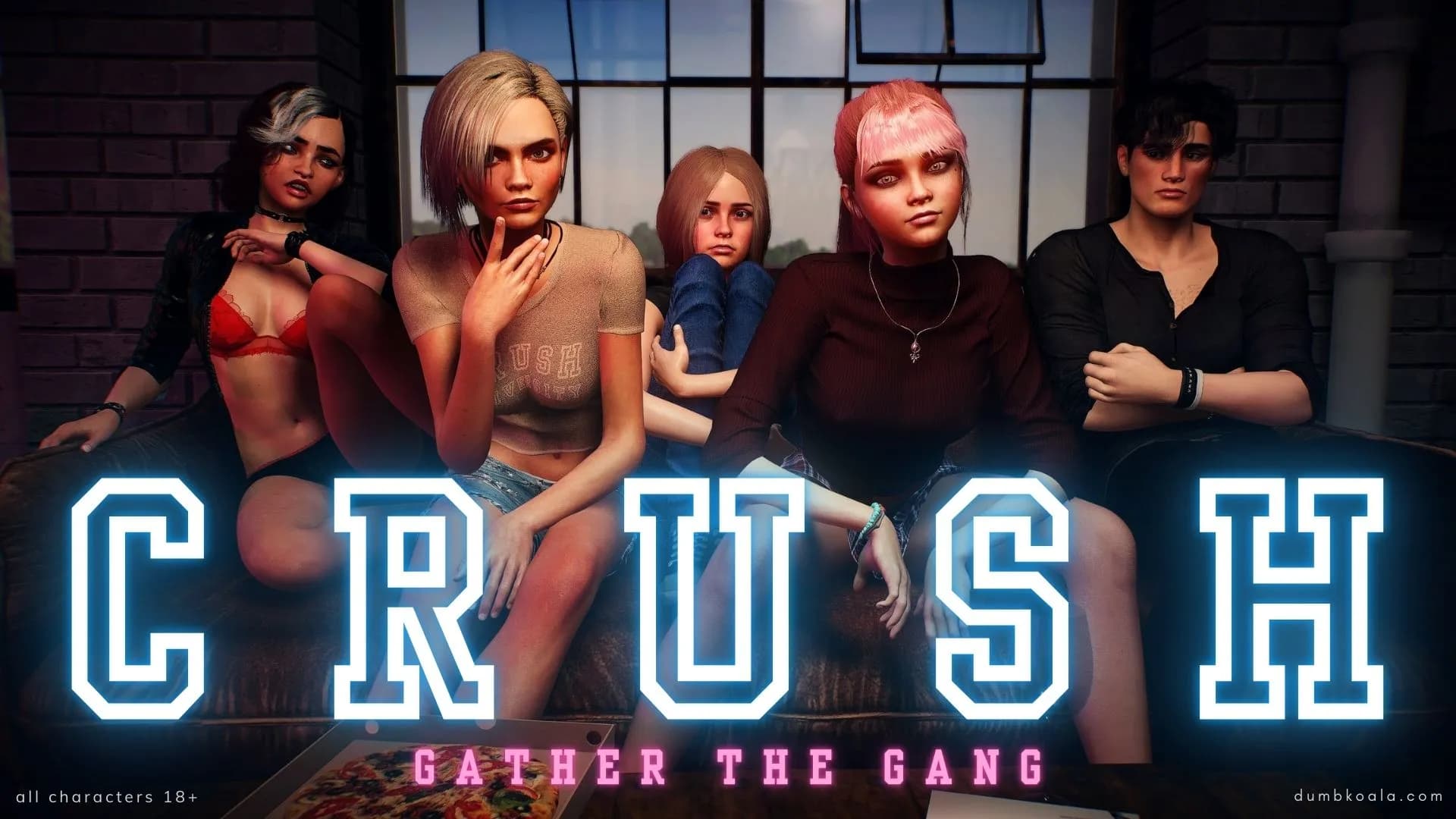 CRUSH - Gather The Gang Out Now!🙏

Overwhelmed by the past few days of Harper hunting, Camilla and Jessica come to the realization that they can't do this on their own. They need help. But who can they trust?

Gathered at their dorm, they enlist Eve, Nicola, and Noah into their search party with very specific jobs for each.

Now, with five students on the case, where will CRUSH go next? You decide on Discord by voting here!

Click here to be bossed around by two very determined ladies...