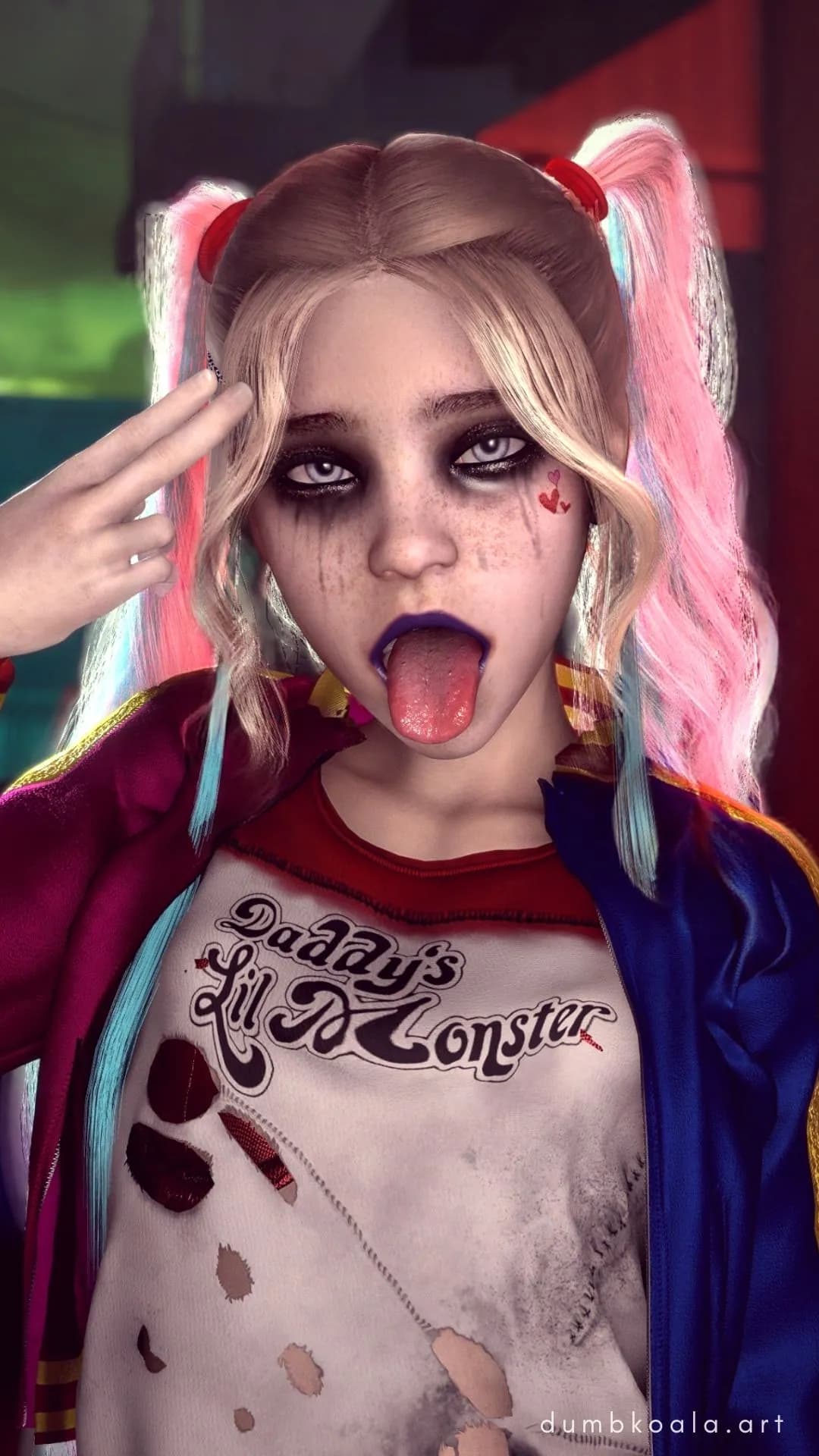 Err, I think you will find it's Holly Quinn, not Harley Quinn!

HOLLY QUINN Out Saturday!