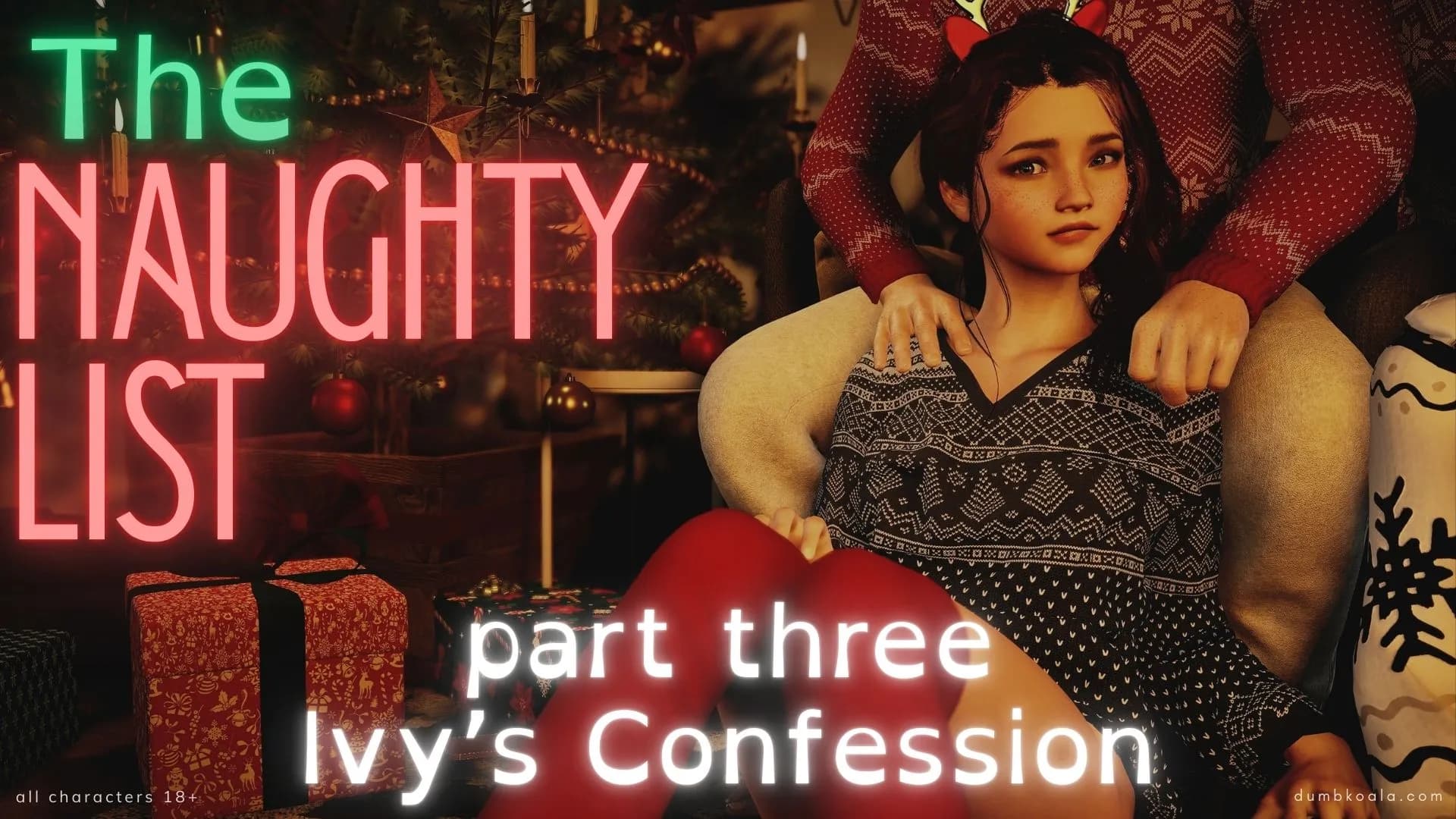 Out Now - The Naughty List Part Three - Ivy's Confession 🪥🍑🥵💦

It's now down to Ivy to give the last confession.

As bad as Cody and Tallulah's were, Ivy's is almost the combination of the two.

But, after her experiences with Tallulah and what she witnessed in her dad's bedroom, she's on a mission, and even saving Christmas won't distract her.

But to complete this moment of ultimate naughtiness, she needs Cody's help!

Cum see if Ivy can finally take on what she's been preparing for to earn her place on The Naughty List...
